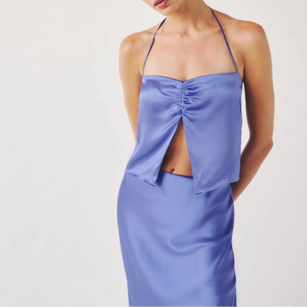 NWT reformation 2 piece silk set